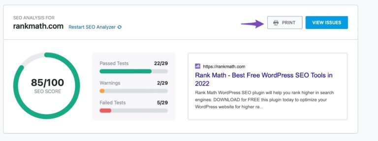 Best for Rankmath Seo Analysis